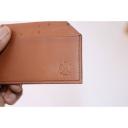 AFRICANBOYZCLUB - Porte-cartes 100% cuir - Porte-carte - Marron