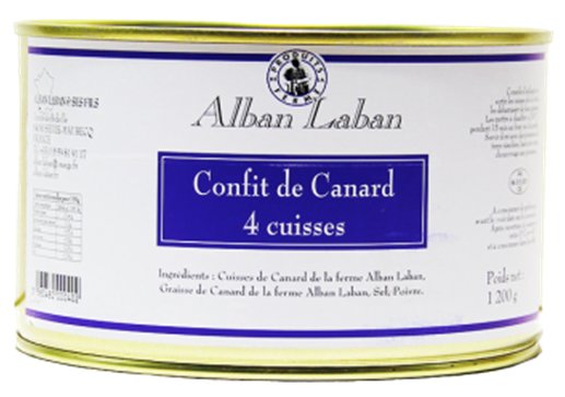 Alban Laban - Confit de canard 4 cuisses - Confit de canard