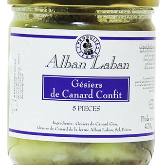 Alban Laban - Gesiers confits - Gésier de canard