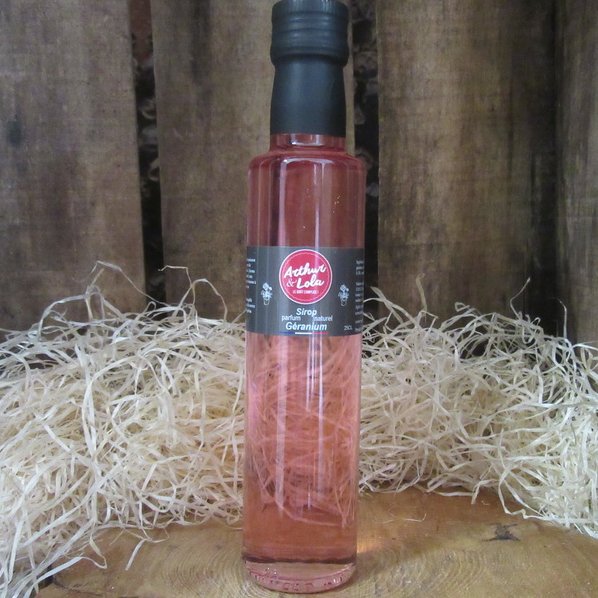 Arthur et Lola - Sirop parfum naturel rose 25cl - Sirop