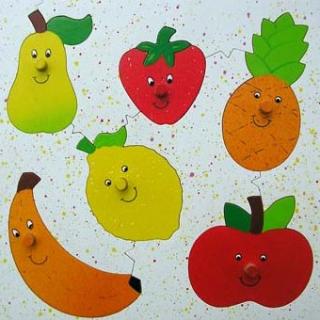 Atelier Terre Rouge - 2 ans à 3 ans   - Les Fruits - 6 pièces - 25 cm x 25 cm - puzzle éducatif