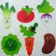Atelier Terre Rouge - 2 ans à 3 ans  - Les légumes - 6 Pièces - 25 cmx 25 cm - puzzle éducatif