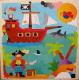 Atelier Terre Rouge - 4 à 6 ans - Pirate - 100 Pièces - 40 cm x 40 cm - puzzle éducatif