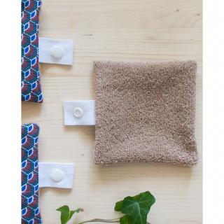 Atelier Beige - Recharge 3 lingettes Coton Hestia N°1 {Série Limitée} - Lingette lavable