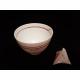 Atelier Céramique Laurence Thomas - Bol à thé - porcelaine - Bol - blanc filet rouge