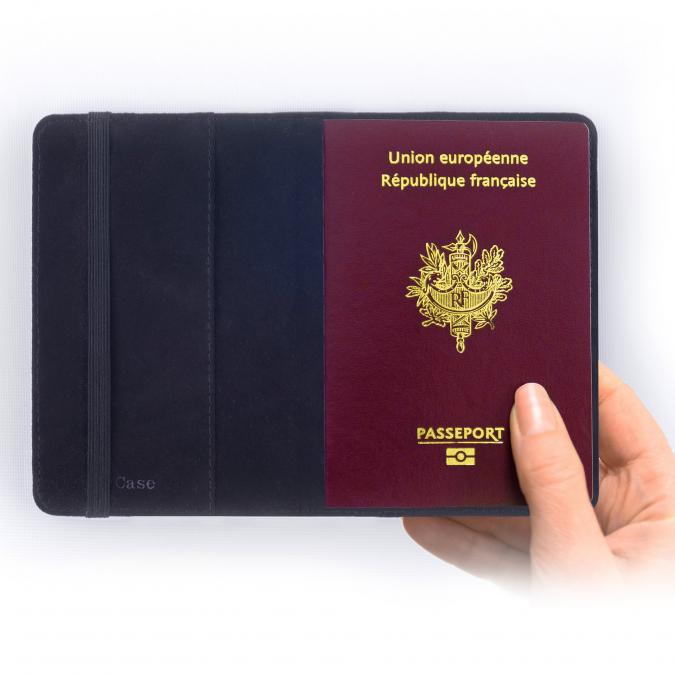 Atomania - De l’air, des fleurs et des voyages ! - étui passeport personnalisable - Protège passeport