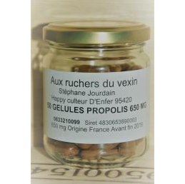 Aux ruchers du vexin - 50 gellules de propolis - Gélules