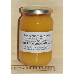 Aux ruchers du vexin - Miel polyfloral été doux - Miel - 500 gr