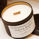 BambooPanda Candle Co. - Indian Nights - Bougie Parfumée au Bois de Santal - Bougie - Bois de Santal