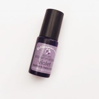 Bellecomme - Roll-on Psy-aromatique Violet aux huiles essentielles bio - Roll on