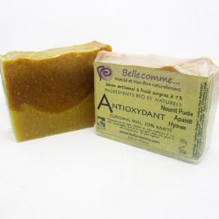 Bellecomme - Savon Antioxydant Curcuma, Miel, Karité - Savon - 90