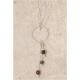 bijoux barray - Boucles d&#039;oreilles en perles de tourmaline - Boucles d&#039;oreille - Acier