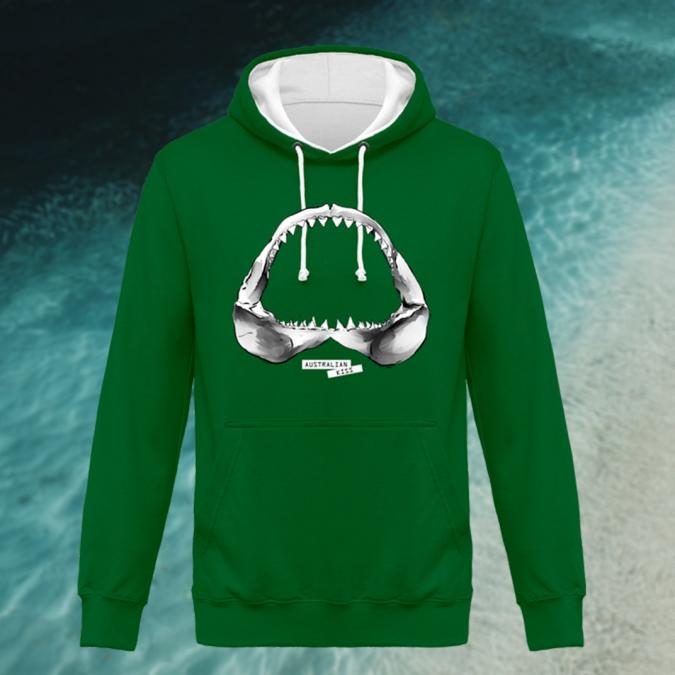 Breizh Traveller - Sweat capuche unisexe Requin / Shark - Australian Kiss - Sweat - au choix