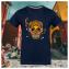 Breizh Traveller - T Shirt Homme col rond Breizh Skull - La Calavera Bretaña - tee shirt homme