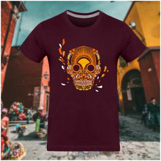 Breizh Traveller - T Shirt Homme col rond Breizh Skull - La Calavera Bretaña - tee shirt homme