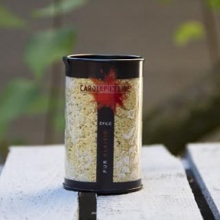 CAROLEPICELINE - Epices Gourmet 100% naturelles - Fleur de sel Combava &amp; Gingembre - Fleur de sel - boîte