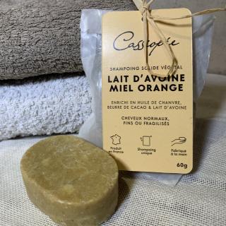 Cassiopée Cosmétiques - Shampoing Lait d&#039;Avoine Miel Orange - Shampoing - 0.06