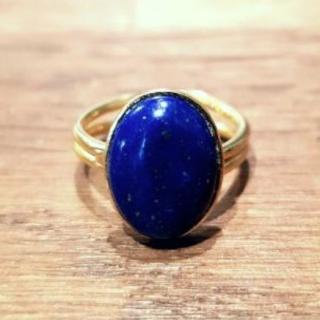 C'cédille - Bague Vermeil Lapis Lazuli - Bague - Vermeil