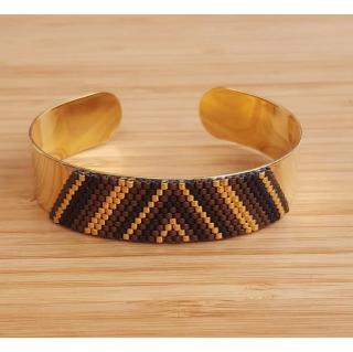 C'cédille - Bracelet Kaya Bronze - Bracelet - Plaqué Or gold filled