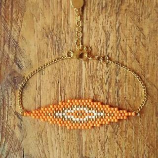 C'cédille - Bracelet Saona Mandarine - Bracelet - Plaqué Or gold filled