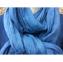 Chantalsoie  Teinturière au bleu de Pastel du Tarn - Chèche coton teinté à l&#039;indigo de pastel  et de persicaire - Chèche mixte