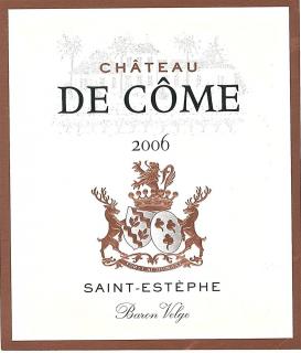 Château de Côme - Demi-bouteille Château de Côme 2006 - 2006 - Demi-bouteille - 0.375L