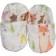 CHOUCHOUETTE - Chaussons souples &quot;Fox and bear&quot; - 0/6 mois - Chausson