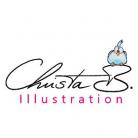Christa B. Illustration - Aquarelles Originales ou reproduction d'originales en format carte postale par Christa B.
