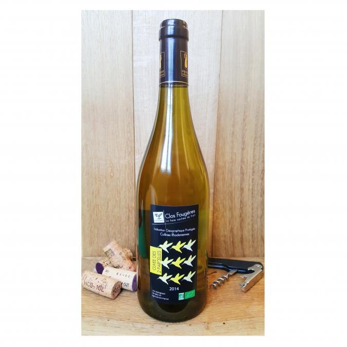 Clos Fougères, la face cachée du fruit - Vin Blanc Bio &quot;Cuvée des 2 Parcelles&quot; IGP COLLINES RHODANIENNES - 2015 - Bouteille - 0.75L