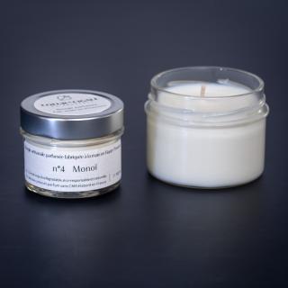 COEUR DE CIGALE - Bougie parfumée naturelle végétale artisanale 90g - Bougie - Monoï