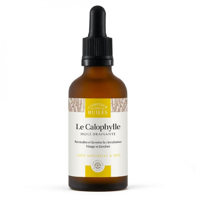 Comptoir des Huiles - Le Calophylle - huile végétale certifiée Cosmos Organic - 50 ml - Huile végétale