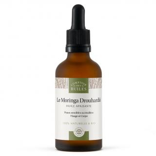 Comptoir des Huiles - Le Moringa Drouhardii - huile végétale certifiée Cosmos Natural - 50 ml - Huile végétale