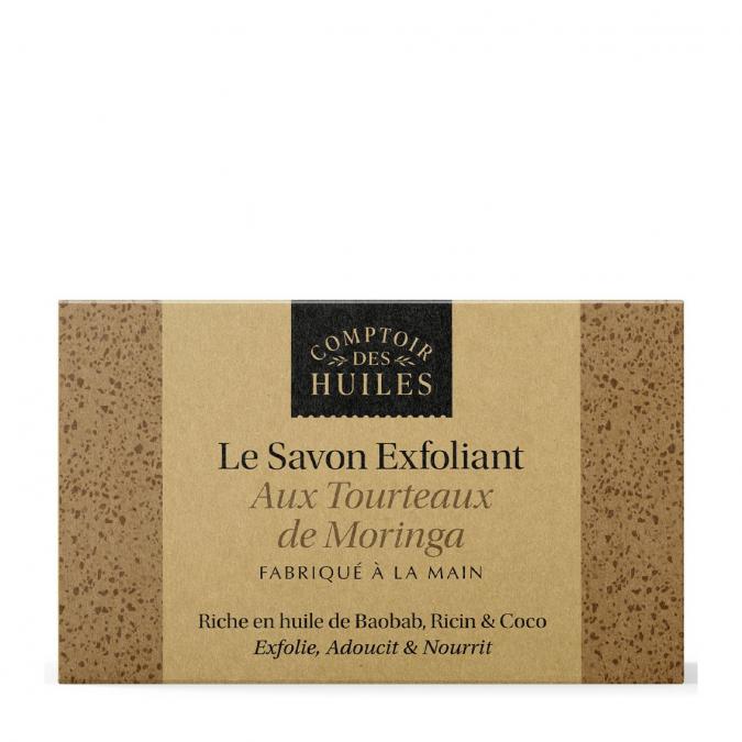 Comptoir des Huiles - Le savon à froid - Exfoliant aux tourteaux de Moringa - 100 gr - Savon - 0.16