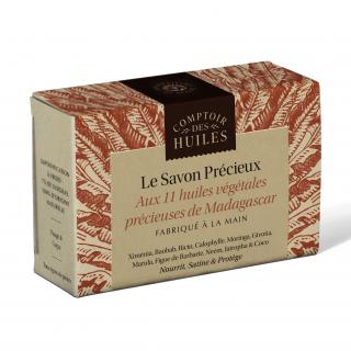 Comptoir des Huiles - Le savon précieux aux 11 huiles végétales précieuses de Madagascar - 100 gr - Savon - 0.16