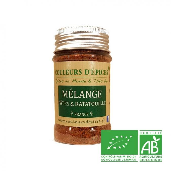 COULEURS D'ÉPICES - Mélange Pates et ratatouille - 25 gr - Mélange d&#039;épice