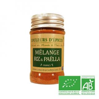COULEURS D'ÉPICES - Mélange Riz et Paëlla - 100 gr - Mélange d&#039;épice