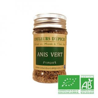 COULEURS D'ÉPICES - Pot Anis vert graines - 50 gr - Anis vert