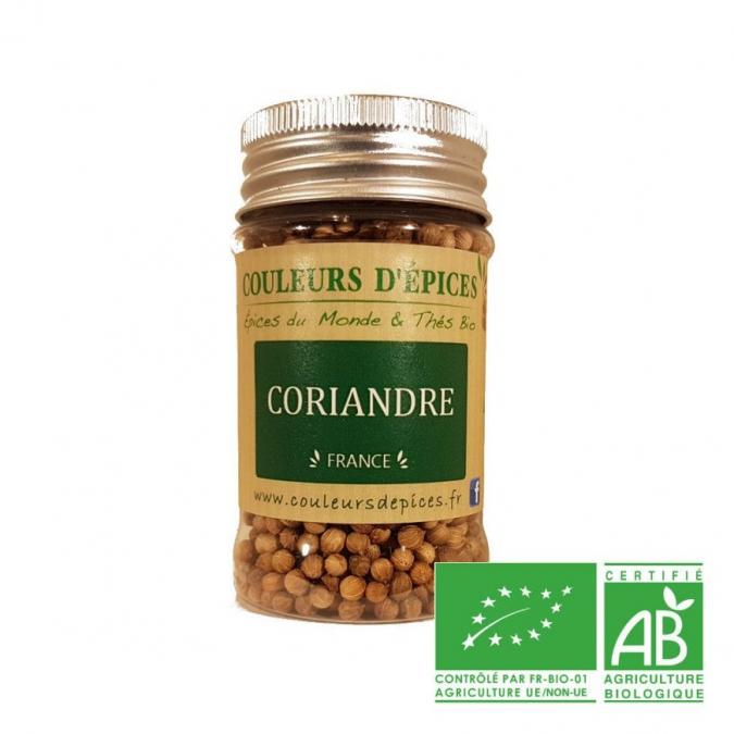 COULEURS D'ÉPICES - Pot Coriandre graines - 30 gr - coriandre
