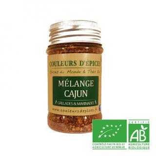 COULEURS D'ÉPICES - Pot Mélange Cajun - 45 gr - Mélange d&#039;épice