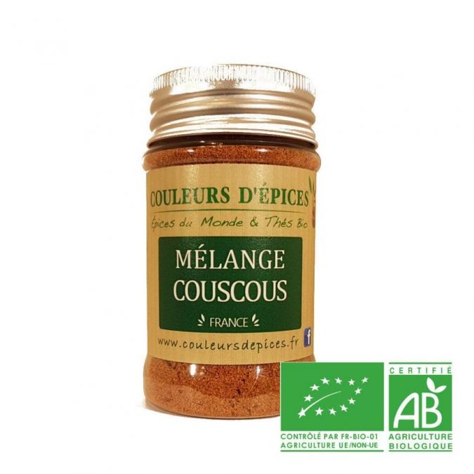 COULEURS D'ÉPICES - Pot Mélange Couscous - 50 gr - Mélange d&#039;épice