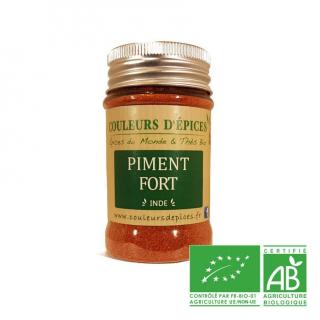 COULEURS D'ÉPICES - Pot Piment fort - 50 gr - Piment