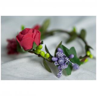 Couronne2fleurs - Bracelet floral ajustable - Bracelet - 4668
