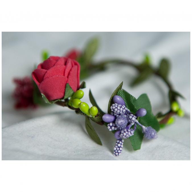 Couronne2fleurs - Bracelet floral ajustable - Bracelet - 4668