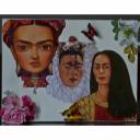 Couronne2fleurs - Cadre Frida Kahlo - Cadre et tableau végétal