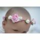 Couronne2fleurs - Couronne de fleurs cheveux pour bébé poupon ou nounours - couronne de fleurs
