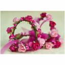 Couronne2fleurs - Lot de 4 bracelets rose fuschia - Bracelet - 4668