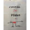 Créa'Récup Design - Tote bag &quot;J&#039;peux pas, j&#039;ai Pilates&quot; - Tote bag