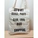 Créa'Récup Design - Tote bag shopping list - Tote bag