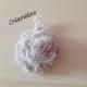 Créaméline - Fleur pour la vaisselle (TAWASHI) - gris clair - Tawashi