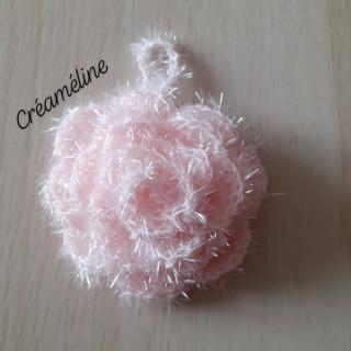 Créaméline - Fleur pour la vaisselle (TAWASHI) - rose clair - Tawashi